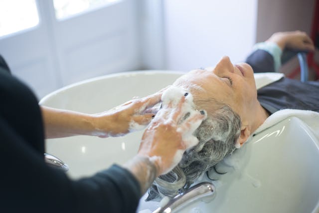 Ontspanning en haarverzorging in een